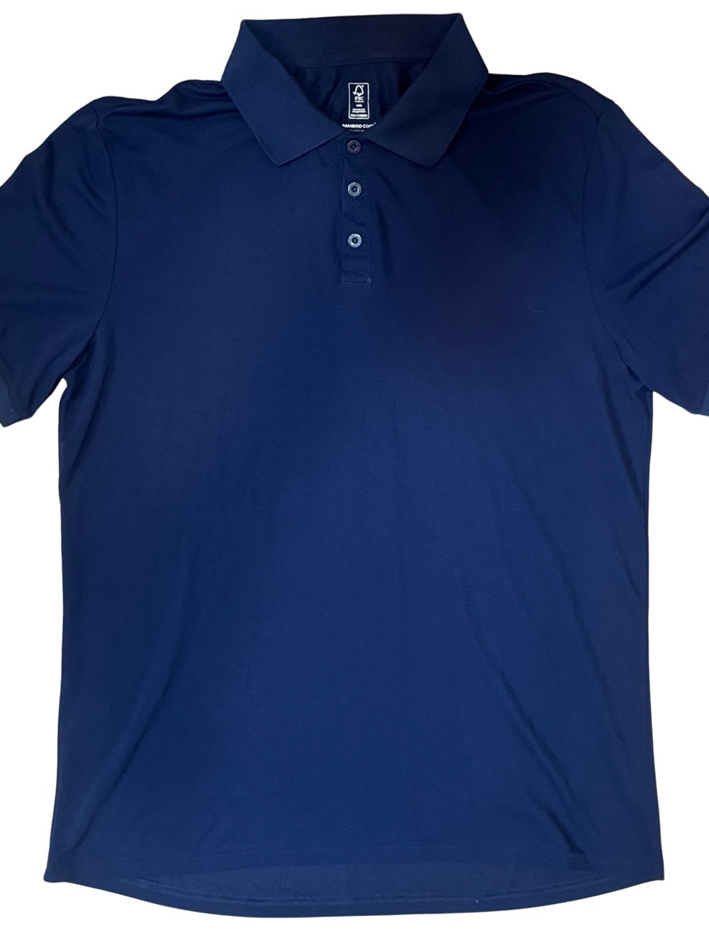 Men's Bamboo Cool Dark Blue Polo Shirt